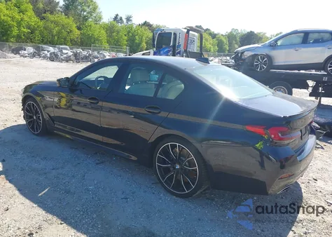 2021 BMW 540I из США, поврежденный, VIN WBA53BJ04MWX00840